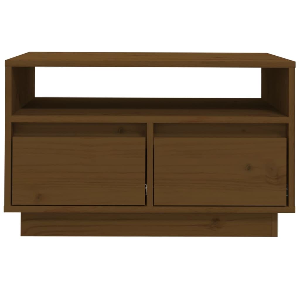 Meuble TV LED,Meuble TV 180 cm Longueur,Meuble TV Marron Miel 60x35x37 cm Bois de pin massifConvient au Salon, à la Chambre à Coucher, à la Salle de séjour