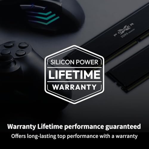Image of SP Silicon Power XPOWER Pulse DDR5 16GB 6000MHz CL36 1.35V UDIMM Gaming Desktop Computer RAM Memory (SP016GXLWU60CFSJ)