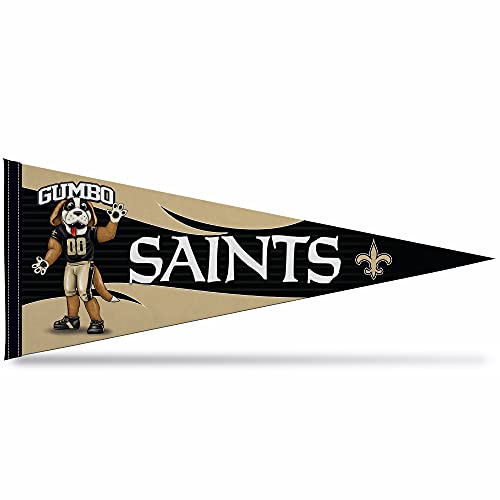 Image of Rico Industries NFL Football Mascot inch 12 inch x 30 inch Felt Wall Decor Pennant - Great for Home /Bed Room /Man Cave Decor