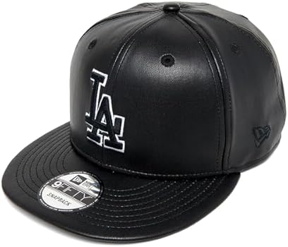 New Era LA Los Angeles Dodgers 9FIFTY Faux Leather 50th