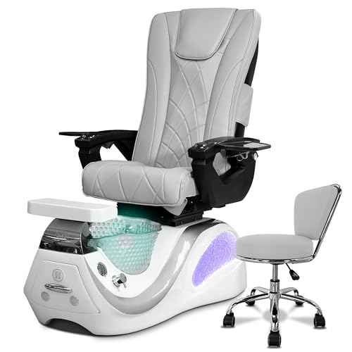 Pedicure Chair with Heated Massage & USB