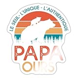 papa ours brun Qualité Européenne : Fabriqué dans l’Union Européenne, cet autocollant allie durabilité et finition soignée. Utilisable comme étiquette décorative ou marquage personnalisé, il s’adapte à toutes vos envies créatives et professionnelles.
