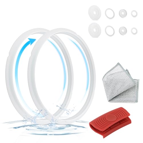 TGHongKy 2 Juegos Anillo de Sellado para GM Junta de Silicona Sellado para GM 5L/6L Goma Olla Anillo de Sellado 22CM Juntas Recambio para Olla Accesorios XX