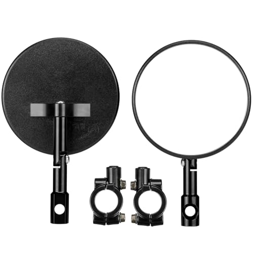 KEMIMOTO Aluminum Motorcycle Mirrors 7/8