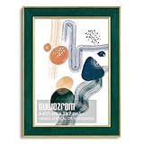euwazram Suede A4 Frame - Single Frame, Elegant Green 8.27x11.69 inch Picture Frame, A4 Poster Frame for Artwork, Puzzles, Photos, Movie Posters, and Wall Display
