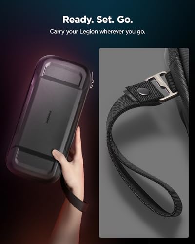 Funda Rugged Armor Pro Spigen para Lenovo Legion Go bolsa rígida transporte negro 7