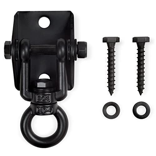 Meister Heavy Bag Swivel Swing Mount for Boxing & MMA Dynamic Striking - Black - Thumbnail 4