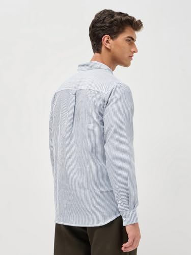 Image of Urbano Fashion Men's Cotton Full Sleeve Regular Fit Casual Striped Shirt