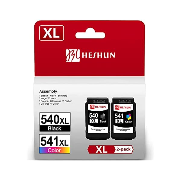 PG-540XL CL-541XL Patronen Heshun für Canon Druckerpatronen 540 541 pg540xl cl541xl Canon 540 541 XL Canon 540 541…