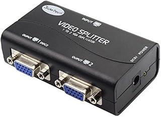 VGA Splitter 2 Port USB Powered Support 1920X1400 Resolution 250MHz Bandwidth for Screen