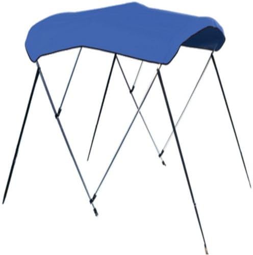 Carver Covers and Tops V4681TB BIMINI TOP WHITE VINYL 3 BOW COMPLETE BIMINI TOP