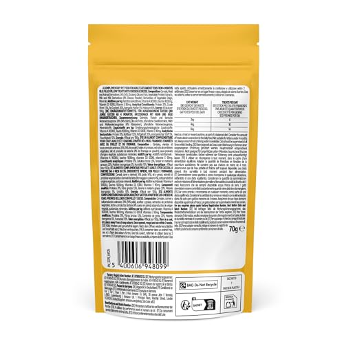 by Amazon - Katzen-Leckerlis - Taschenkissen mit Huhn & Käse, 70 g