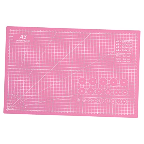 OSALADI Self-healing Cutting Board Purple A3 Size Pvc Paper Cutting Mat for Kitchen Crafts