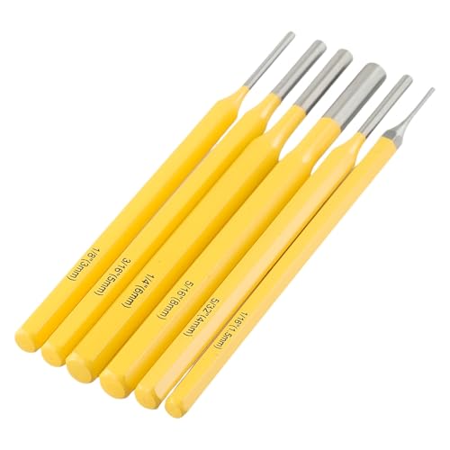 Set de 6 punzones y cinceles para carpintería miniatura 2