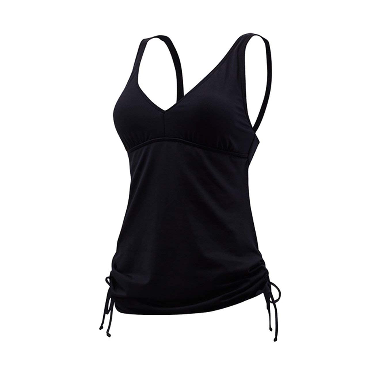 TYR TVNTS7A18 Fitness Solids Womens V-Neck Tankini Black 8