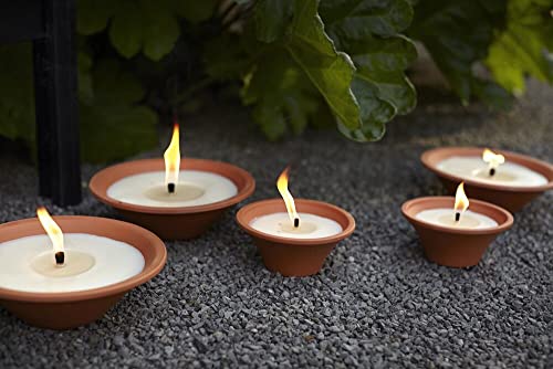 Braseros pour l'extérieur de 23 x 7 cm en terre cuite véritable - 6