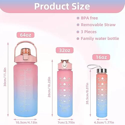 Image of Motivational Gallon with Time Marker WATER BOTTLE 2000 ml Water 2000 ml Bottle With Drinking Glass (Pack of 1, Multicolor, Silicone)