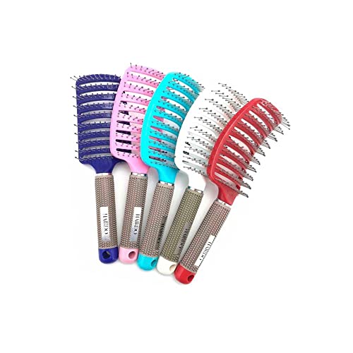 Escova Hairdo Profissional Raquete Vazada Massageia E Ativa O Crescimento Curva Cerâmica Original Co
