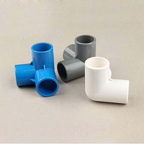 20mm 16pcs plástico PVC Manguera tee Conector del Adaptador de tubería de riego de jardín de riego de 3 vías Conjunto for Piezas de Tubo Herramientas