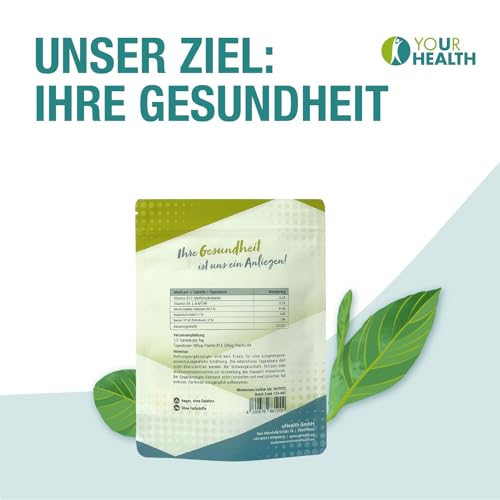 VITAMIN B12 + VITAMIN B9; METHYLCOBALAMIN 500µg + METHYLFOLAT 200µg; (1/2 Tablette pro Tag) (1)