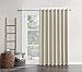 Sun Zero 50955 Easton Extra-Wide Blackout Sliding Patio Door Curtain Panel with Pull Wand, 100