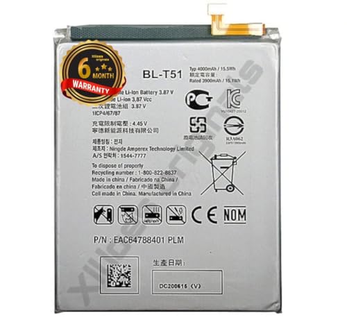 Image of BL-T51 Battery for LG K42 / K52 [ LMK420 LM-K420 LMK420H LM-K420H ] 4000mAh Battery with 6 Month Warranty** (V69)