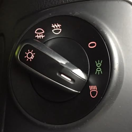 Botones interruptor control lámpara antiniebla coche Rabbit V y Passat 4