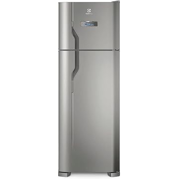 Geladeira/Refrigerador Frost Free cor Inox 310L Bivolt 110/220v