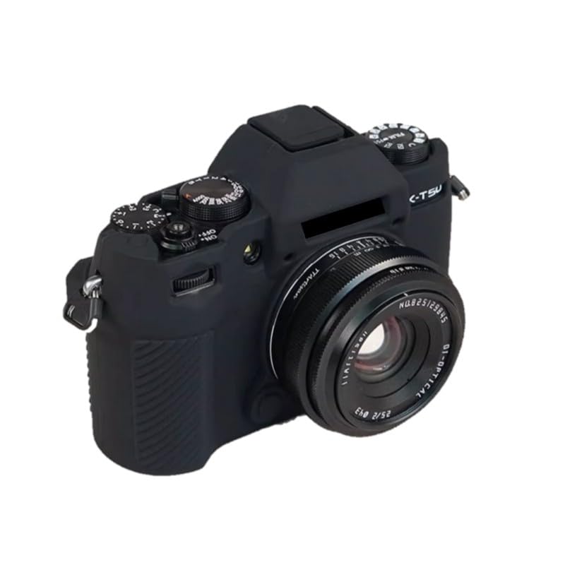 Miękki silikonowy futerał na aparat czarny gumowy pancerz skórka osłona korpusu ochraniacz do aparatu bezlusterkowego Fujifilm X-T50