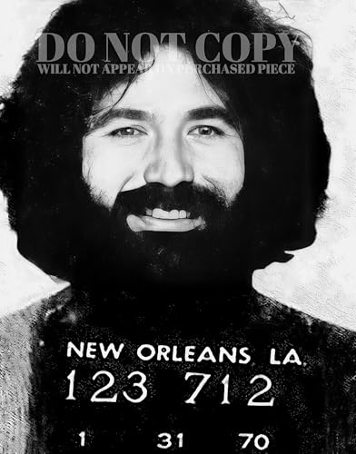 Foto de Jerry Garcia de 8x10, decoración de Grateful Dead para amantes del rock