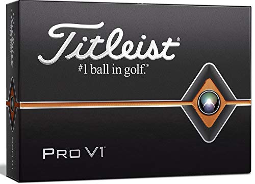 Titleist 'Prior Generation' Pro V1 Golf Balls, Standard Play Numbers (1-4), One Dozen, White, 12 Pack