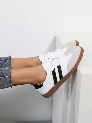 Image of layasa Women's Sneaker Stylish Women Shoes White