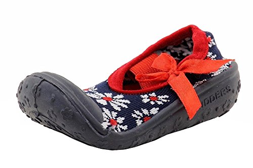 Skidders Infant Toddler Girl's Blue Daisies Mary Janes Shoes Sz: 10 (3 Years)