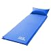 Camping Solutions Self-Inflating Sleeping Pad With Pillow - Comfortable & Compact Lightweight Moisture-proof Mat, Perfect for Camping, Hiking & Backpacking,Durable Foam Padding,Waterproof Air Mattress