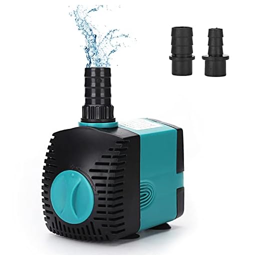 Kavolet Mini Bomba de Agua Sumergible 600L/H 10W Bomba Agua Ultra Silencioso para Acuario Estanque pecera Fuente Agua Dulce y circulación de Agua de mar