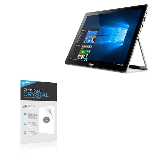 BoxWave Screen Protector Compatible with Acer Switch Alpha 12 (SA5-271) - ClearTouch Crystal, HD Crystal Film Skin to Shield Against Scratches