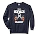 NEVER UNDERESTIMATE AN OLD MAN CHAINSAW CARPENTER LUMBERJACK Comfort Colors Adult Sweatshirt