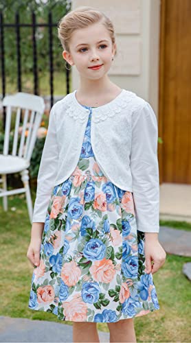 Smiling Pinker 6008-100160 Little Girls' Long Sleeve Lace Bolero Cardigan Shrug thumb #8