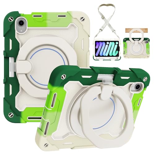 Protection iPad mini 7 A17 Pro antichoc avec porte-crayon et poignée