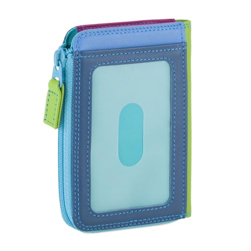 mywalit Small Zip Leather Purse | 3 Card Slots | ID Window & Coin Pocket | Liguria | Stylish & Compact Accessory for Men & Women | Perfect for Everyday Use3