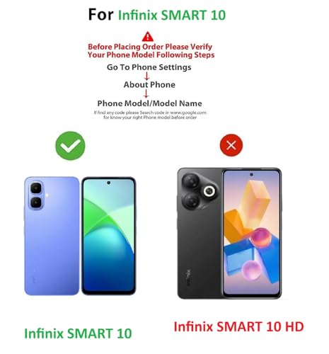 Image of COVERBLACK Flexible Rubber Case Back Cover Compatible for Infinix X6725 / SMART 10 - Transparent