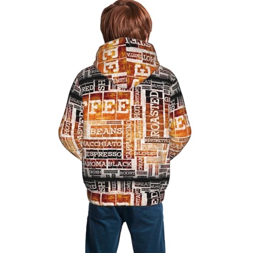 Happy Avocado Kid Hoodies Boys Sweatshirts Girls Pullover with Pocket4