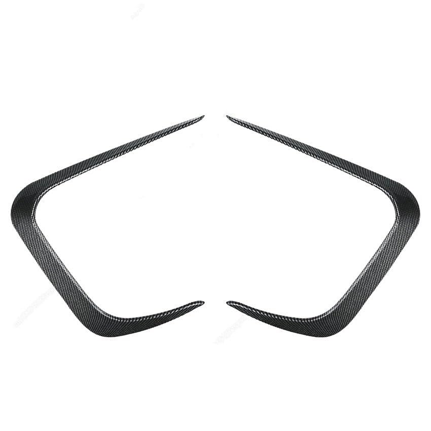 For BMW 3 Series G20 G21 320i 325i 330i For 320d For M340i For LCI 2022-2024+ Bodykit Front Bumper Fangs Trim Air Vent Lid Cover(Look)