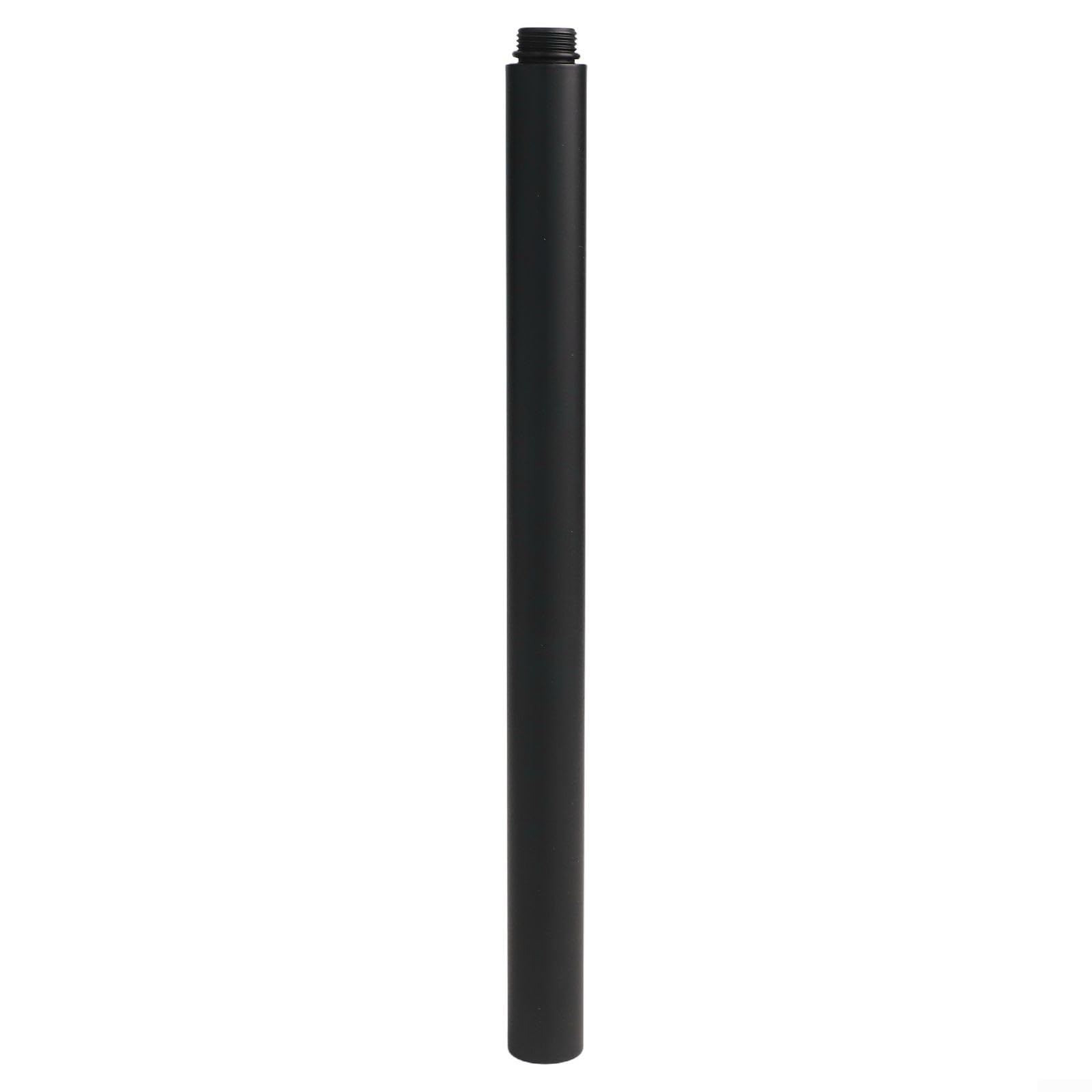 Asta di prolunga per sistema doccia, 30 cm, in acciaio inox, prolunga per soffione doccia, cromata, colore nero