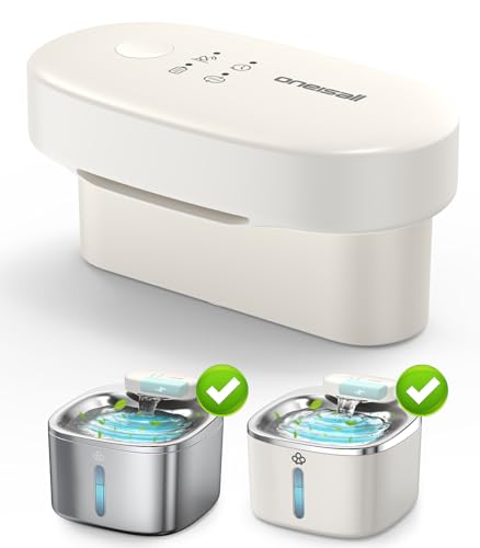 oneisall Module de batterie et panneau de commande pour fontaine à eau intelligente sans fil PW04 de 3,5 l