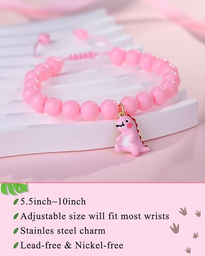 PINKDODO Kindergarten Pre K Graduation Gifts for Boys Dinosaur Bracelet for Son Grandson Nephew3