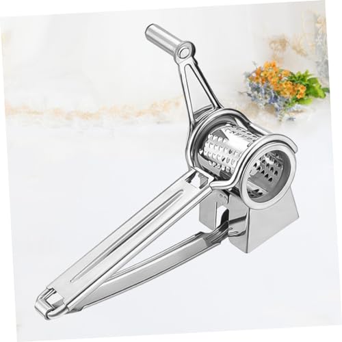 Rallador de Queso Giratorio de Acero Inoxidable con Manivela miniatura 5