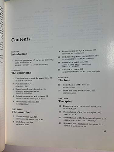 Atlas of Orthotics: Biomechanical Principles and Application