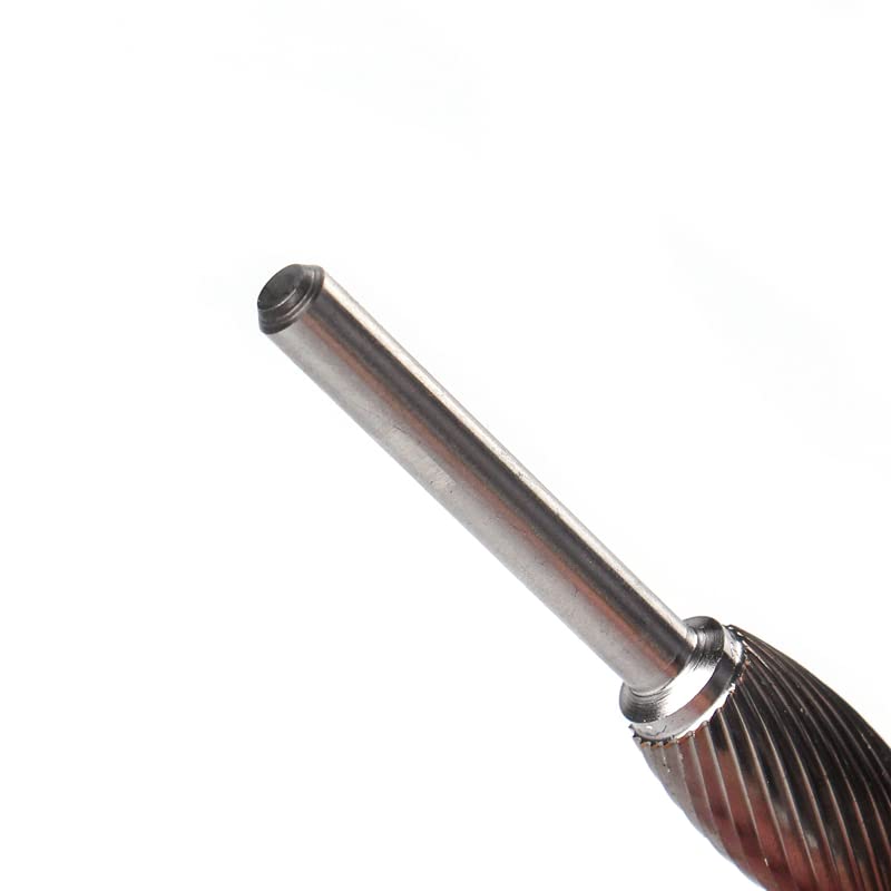 1/6 Uds tipo cabeza de aleación de carburo de tungsteno herramienta de Lima rotativa punto rebaba troqueladora herramienta abrasiva taladro fresado broca(6PCS (H06-16))