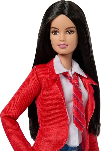 Barbie, Boneca Lupita Inspirada em Rebelde & RBD, Vestindo Uniforme Escolar Removível com Bota e Gra